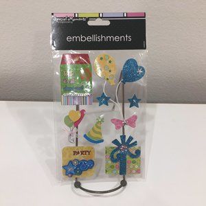 Special Moments Scrapbooking "Party" Stickers Embellishments Garnitures